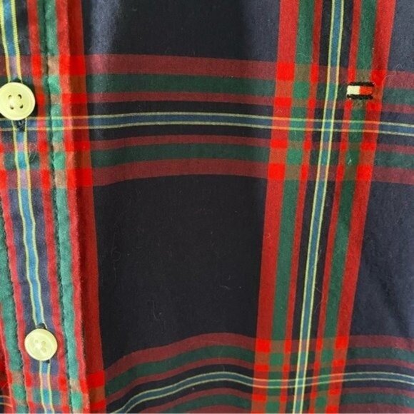 Tommy Hilfiger‎ Men's Plaid Long-Sleeved Button-Down Shirt Size XXL - Picture 7 of 9